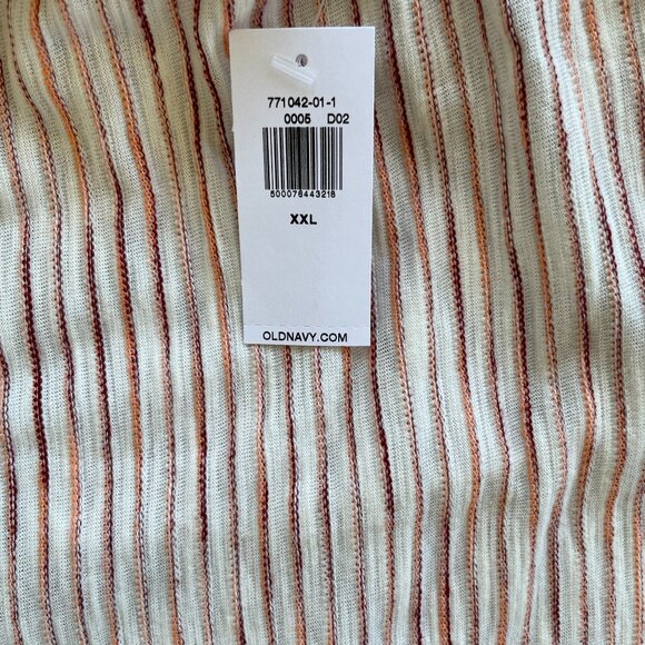 COPY - 2  OLD NAVY Long-Sleeve Vintage Striped Easy Tees XXL - Picture 7 of 8